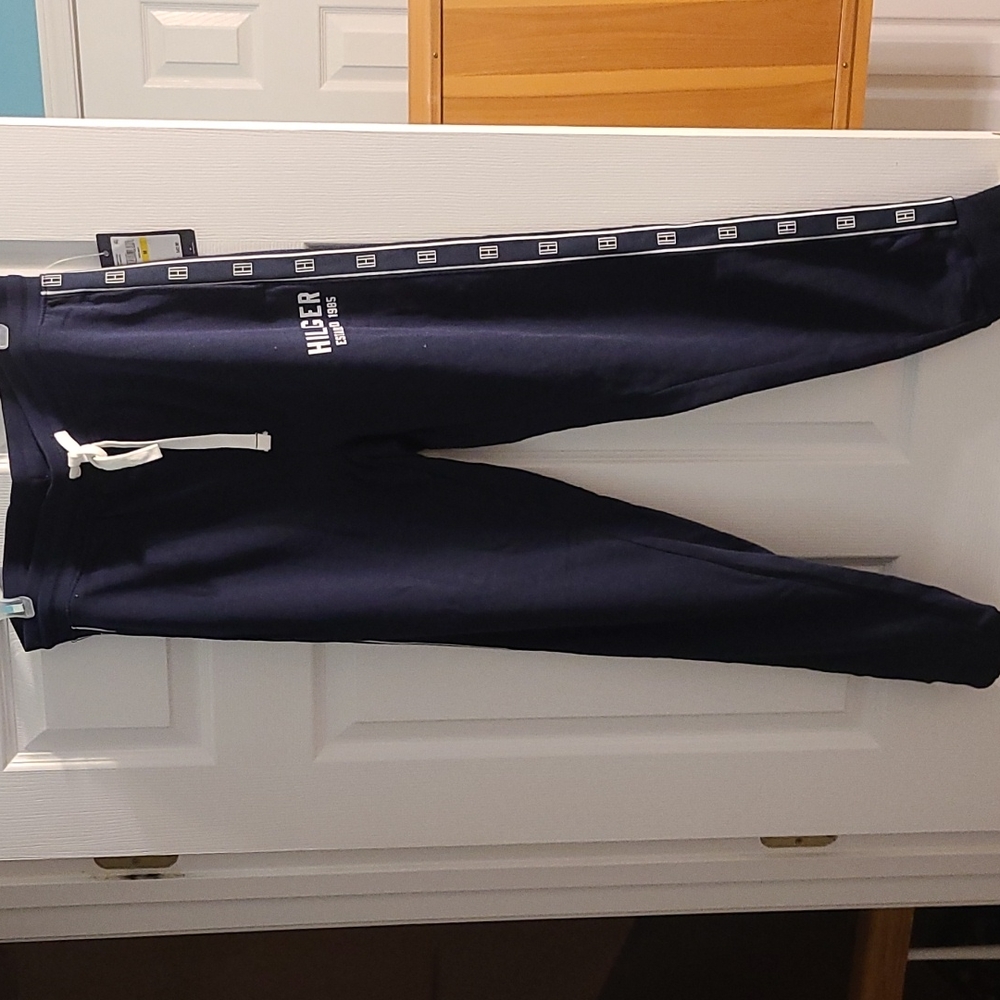 Men's Tommy Hilfiger Navy Blue Sweatpants, Size Medium